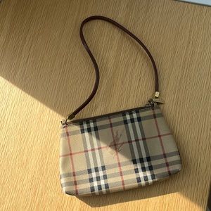 Burberry Vintage Check Shoulder Purse